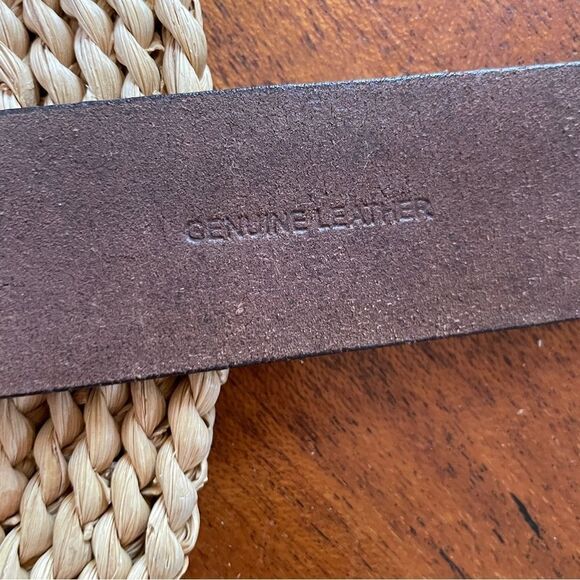 American Eagle Outfitters Men's Brown Leather Belt Size 39” - Picture 10 of 14